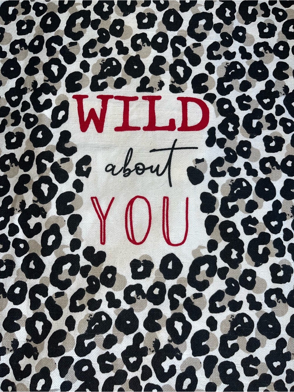Wild About You Leopard Print Tote Bag - Pink and Black and Red - Picture 3 of 4